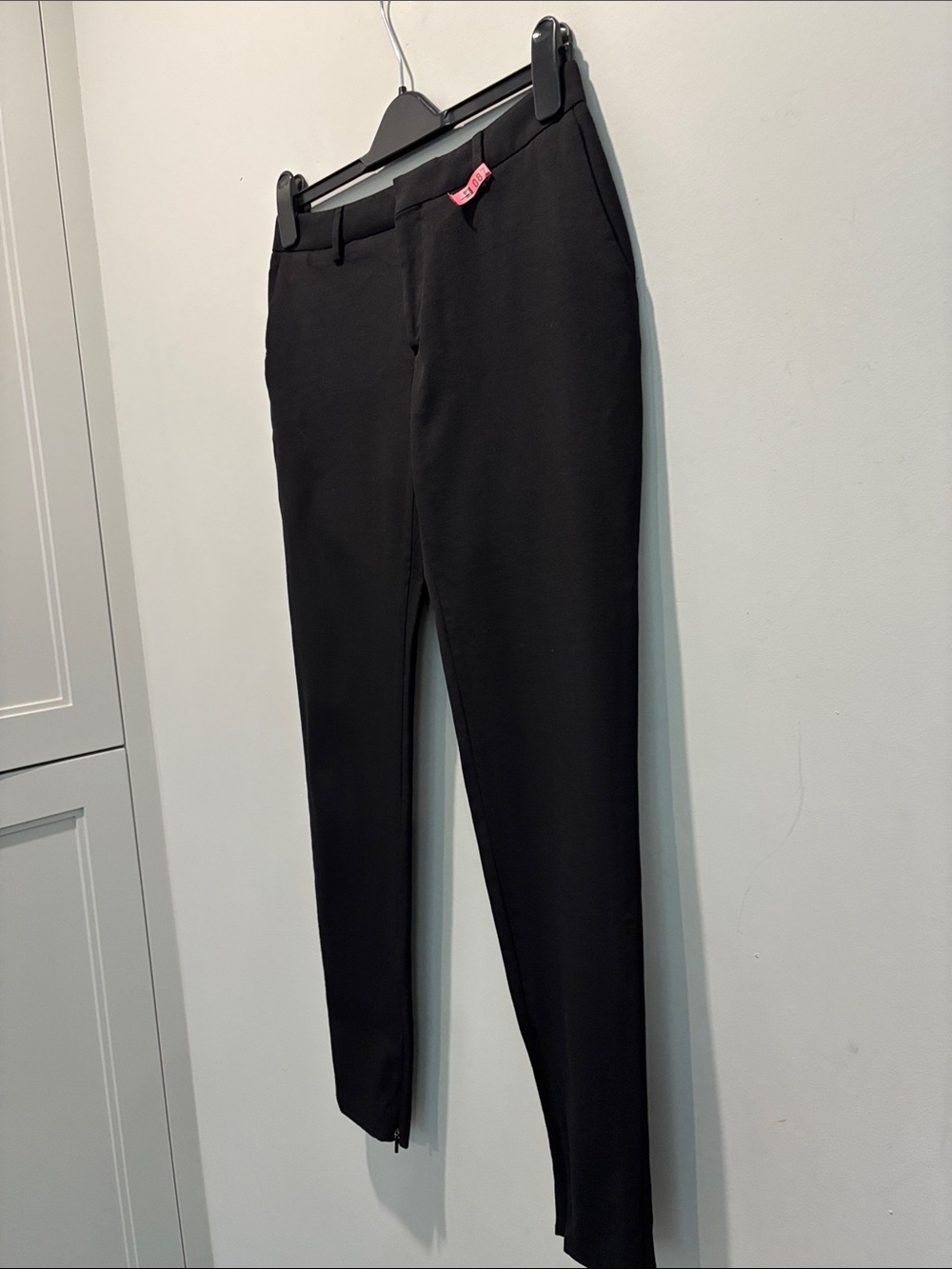 Saint Laurent Paris Black Wool Skinny Ankle Zip Trousers FR 38 US 6 - Picture 11 of 14